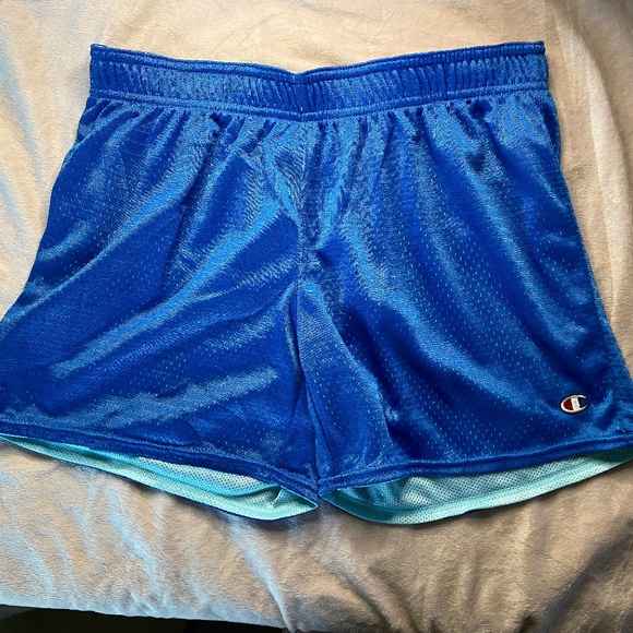 Champion Shorts Champion Royal Blue Athletic Shorts Poshmark